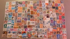 LOT 200 TIMBRE STAMPILATE DIVERSE-1009 foto