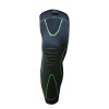 Genunchiera Elastica Lunga Universala, Protectie Genunchi, Suport Sport, Negru/Verde