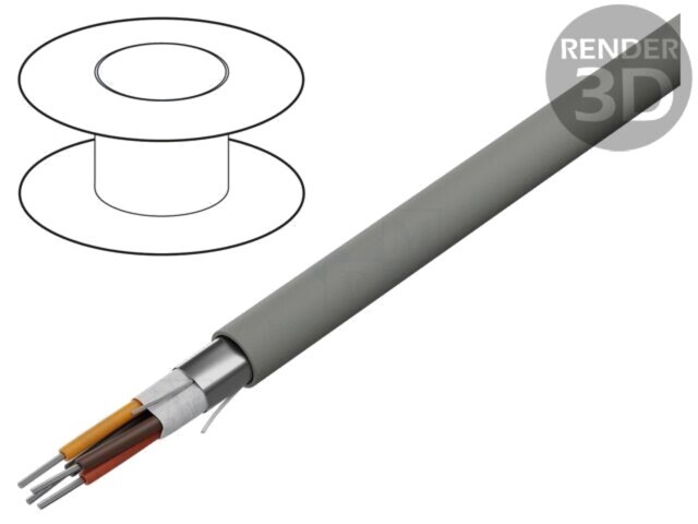 Cablu EcoCable Mini 4x26AWG ecranat ALPHA WIRE 300V