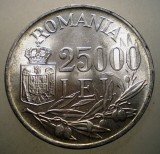 R.131 ROMANIA MIHAI I 25000 LEI 1946 XF/AUNC EROARE RARA 3