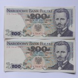 bancnote 200 zloti 1988