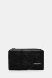 Desigual portofel JOLIE EMMA 2.0 femei, culoarea negru, 25SAYP52