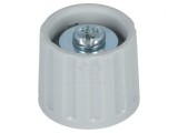 Buton rotativ poliamidă gri &Oslash;6mm 21x17,5mm