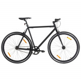 Bicicleta cu angrenaj fix, negru, 700c, 51 cm GartenMobel Dekor, vidaXL