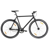 Cumpara ieftin Bicicletă cu angrenaj fix, negru, 700c, 51 cm