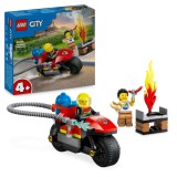 LEGO City - Motocicleta de pompieri (60410) | LEGO