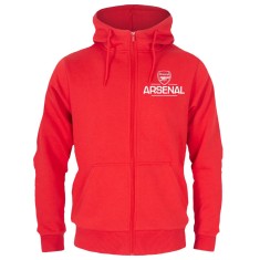 FC Arsenal hanorac de bărbați cu glugă Zip red - M