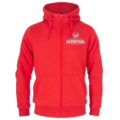 FC Arsenal hanorac de bărbați cu glugă Zip red - M foto