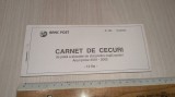 CARNET DE CECURI PENTRU PLATA ALOCATIEI SCOLARE - BANC POST , ANII 2000, NEFOLOSIT , PT COLECTIONAT