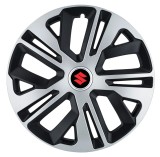 Set 4 Capace Roti, model 14 Inchi (R14) Raven Gri-Negru, Compatibile Cu Suzuki