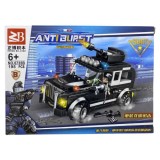 Set constructie SWAT masina de politie NO.6735B
