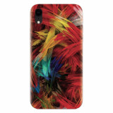 Husa silicon pentru Apple Iphone XR, Colorful Digital Painting Strokes