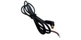 Cablu alimentare DC 5.5x2.1, tata la 90grade, 1m