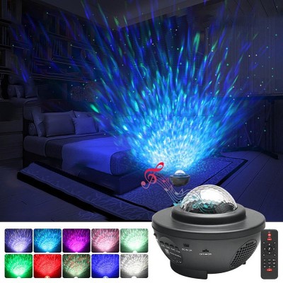 Proiector led rgb starry galaxy, bluetooth, difuzor muzical, control telecomanda, timer foto