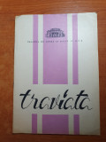 Program teatrul de opera si balet RPR 1965-traviata de giuseppe verdi