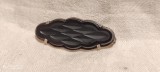 Argint BROSA cu ONIX prelucrat sub forma de SOLZI vintage VECHE rara DE EFECT