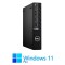 Mini PC Dell OptiPlex 7090, Octa Core i7-10700T, 16GB DDR4, SSD, Windows 11 Pro