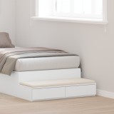 sertar pentru pat vidaXL, alb, 90x36,5x16,5 cm, din lemn compozit