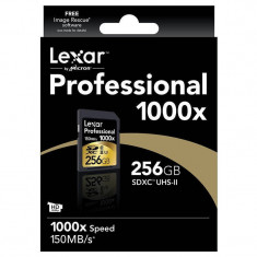 Card Lexar Professional 1000x SDXC 256GB Clasa 10 UHS-II 150MB/s foto