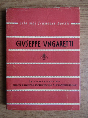 Giuseppe Ungaretti - Poezii ( CELE MAI FRUMOASE POEZII ) foto