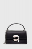 Cumpara ieftin Karl Lagerfeld poseta de piele culoarea negru