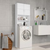 Cumpara ieftin Dulap mașina de spălat, alb, 64x25,5x190 cm, lemn prelucrat