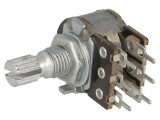 Poten&Aring;&pound;iometru axial 2,2k&Icirc;&copy; 100mW &Acirc;&plusmn;20% 6mm pentru PCB