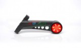 Lampa Gabarit LED Brat Lung Oblic 45 LED Rotativ FR1138 Alba Rosie 12V 24V Angel Eyes Cauciuc IP66/68