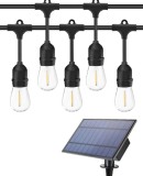 Ghirlanda luminoasa 10 metri cu 10 becuri led si panou solar, IPF