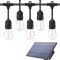 Ghirlanda luminoasa 10 metri cu 10 becuri led si panou solar