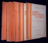 GAZETA MATEMATICA SI FIZICA 1957 SERA B, NR.1-12 (12 REVISTE)-MARCEL TENA-363428