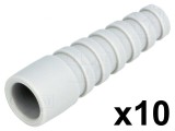 Manșon RG58 Gri pentru Mufe BNC - Set 10 Bucăți