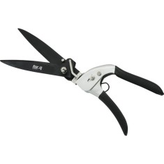 Foarfecă gazon for_q, cap rotativ 180&deg;, oțel carbon