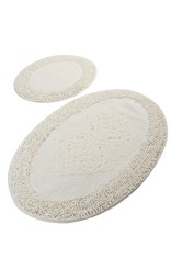 Set Covor de baie (2 bucăți), Bej foto