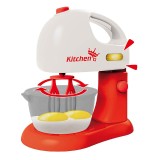 Jucarie Mixer cu bol Kitchen cu sunet si lumini, 20 cm, Rosu