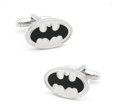 Butoni camasa model BATMAN argintii foto