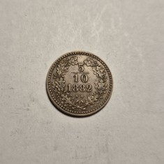 5/10 Kreuzer Krajczar 1882 Frumos foto