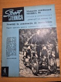 revista sport si tehnica aprilie 1970 - lansare motoreta romaneasca mobra 50