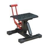 HOMCOM Cric de Ridicare pentru Motociclete, Capacitate 150kg, &Icirc;nălțime Reglabilă, din Oțel Zincat și Cauciuc, cu Manivelă | Aosom Romania