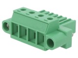 Regletă de conexiuni deconectabilă 4 piste 7,62mm