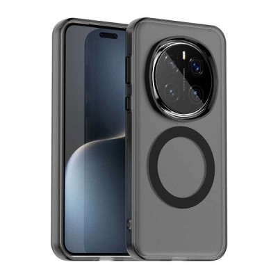 Husa MagSafe pentru Honor Magic7 Pro, Techsuit, CandyCase, Neagra foto