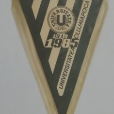 M3 C7 - Tematica cluburi sportive - fanion - Universitatea Cluj - 1985