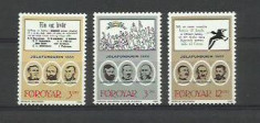 Foroyar Feroe Danemarca MNH 1988 - aniversari personalitati foto