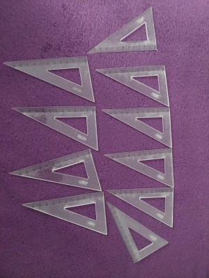 Lot vechi 10 ECHERE aceeasi marime perioada Comunista,echer vechi DESEN TEHNIC foto