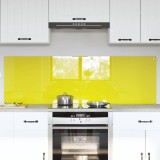 Cumpara ieftin Spate de bucătărie 2 pcs Galben 80 x 50 cm sticlă securizată