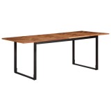 Cumpara ieftin Masa de sufragerie 200x100x75 cm din lemn masiv de salcam