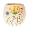 Vaza Floral, Ceramica, Crem, 12 cm ComfortTravel Luggage