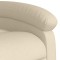 Fotoliu rabatabil electric, crem, material textil - 11
