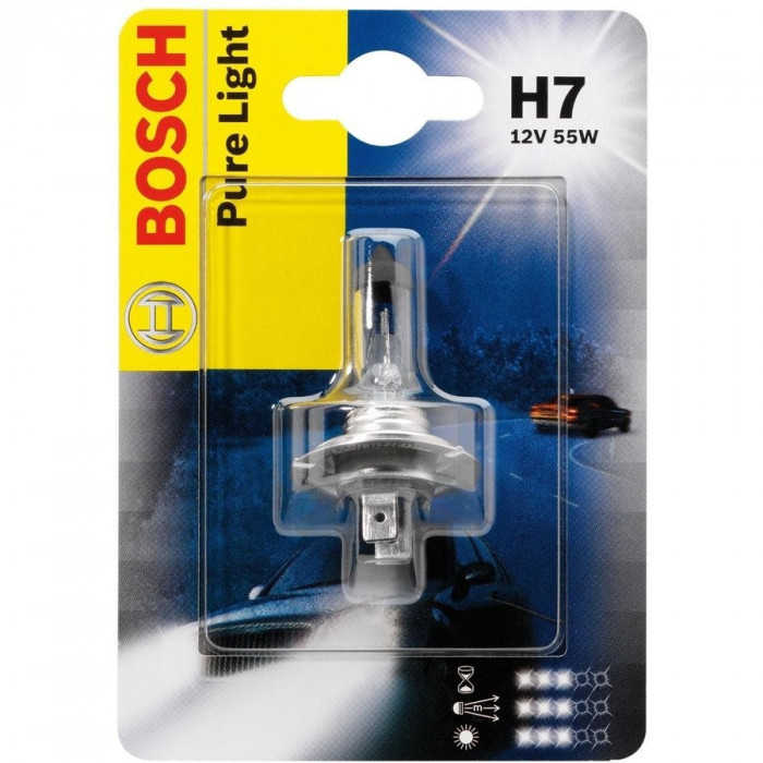 Bec auto Bosch H7 12V 55W, blister