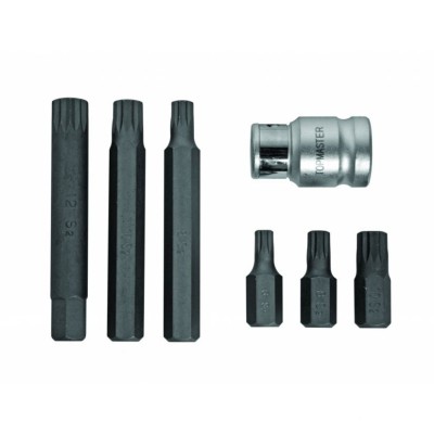 Set 6 bucati biti tip spline, М6-М12, S2, Topmaster,330351 foto